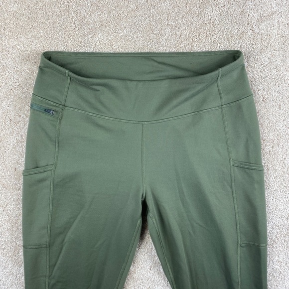 Patagonia Pack Out Tights Womens L Basin Green Hiking Leggings Pockets 21995 - Picture 5 of 10